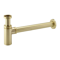 SANIPRO WaterMark Accessoires de salle de bain Siphon rond en laiton G1-1/4" pour lavabo et évacuation de lavabo