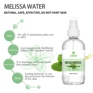 Top High Grade 100% Melissa pure et naturelle (mélisse) <span class=keywords><strong>eau</strong></span> florale hydrolat naturelle et pure au prix de gros - Product Image 4