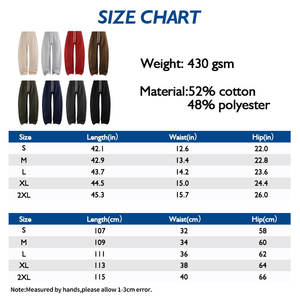 <span class=keywords><strong>Pantaloni</strong></span> <span class=keywords><strong>Tuta</strong></span> Baggy Machete da <span class=keywords><strong>Uomo</strong></span> Grammatura Pesante 430GSM in Pile <span class=keywords><strong>di</strong></span> Cotone e Poliestere Tinta Unita Stile Retro Streetwear Casual - Product Image 4