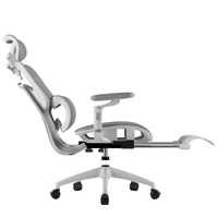 Chaise de bureau ergonomique en cuir PU, chaise de direction certifiée BIFMA avec accoudoirs 4D pour bureau de direction