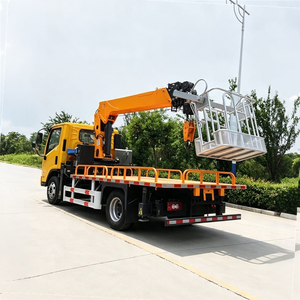 Grúa Telescópica Multifuncional Montada en Camión, Grúa de Construcción Versátil con Tracción en las Cuatro Ruedas, Venta Directa de Fábrica - Product Image 1