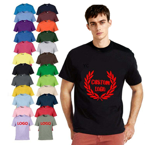 Camiseta con logotipo bordado personalizado para hombre, ropa de fabricante de China, camiseta de poliéster lavada de la isla Marshall - Product Image 1