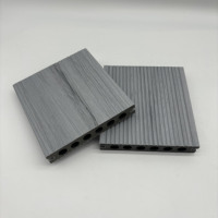 Terrasse extérieure certifiée FSC, revêtement en bois composite plastique, co-extrusion WPC, terrasse de jardin