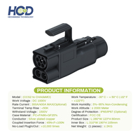 Adaptateur de chargeur EV DC HCD 300A haute puissance CCS2 vers CHAdeMO, prise TPU IP65, neuf, garantie 12 mois pour la rétrofit/la mise à niveau