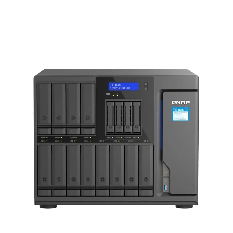 Qnap TS-1655-8G 16 bay nas storage di rete ad alta capacità di classe Enterprise NAS