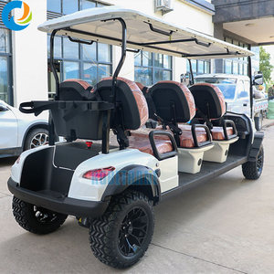 Robetaa 6 Passenger Golf Car Brand New 4 Wheel Club Car Golf Cart for Sale Smooth Shock Absorption Professional Custom Suspensio - Product Image 5