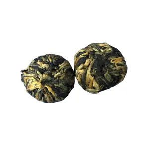 best selling black dragon pearls hand make black tea balls factory price black long zhu tea for healthy with good price