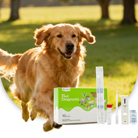 Prueba Rápida de Alta Calidad para la Detección del Antígeno del Virus del Moquillo Canino (CDV Ag) y del Parvovirus Canino, Kit de Prueba Rápida CDV Ag
