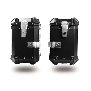 Caixa Lateral De Alumínio JFG para Todas As Motocicletas Top Case Preto Alumínio Moto PannierStorage Bagagem Caixas laterais Da Motocicleta - Product Image 6