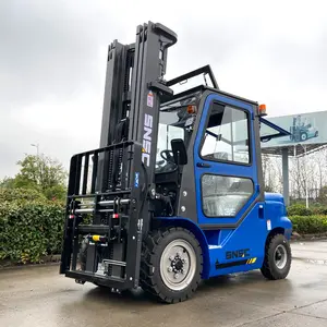 Forklift With Cabin Cabin Closed Diesel Forklift 3.5Ton With Positioner