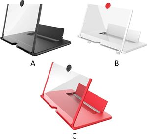 Loupe d'écran de téléphone portable flexible de 10 pouces, amplificateur vidéo HD, support pliable pour photographie, support de bureau pour téléphone - Product Image 2
