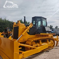 Bulldozer sur chenilles d'occasion ShantuiSD22, robuste, pour travaux de construction, routes, mines, réaménagement des terres et terrains accidentés
