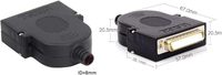 Adaptateur femelle D-Sub DB9 vers bornier à vis avec gaine en PVC et TPE, garantie 12 mois