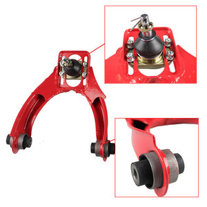 แขนควบคุมด้านหลังบนแบบปรับได้ Civic ขนาด 25 ซม. สีแดง สำหรับ Honda 96-00 EK DC2 - Product Image 2