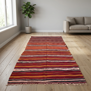 Tapis marocains Kilim de qualité supérieure en laine berbère, tissés à la main, à poils ras, motif géométrique, pour salon, vente en gros - Product Image 2