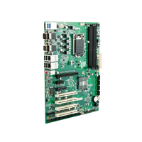 Carte mère informatique embarquée KH-B75A haute performance avec chipset Intel B75, compatible avec les processeurs Core I7/i5/i3, 4PCI 3PCE 6COM en stock