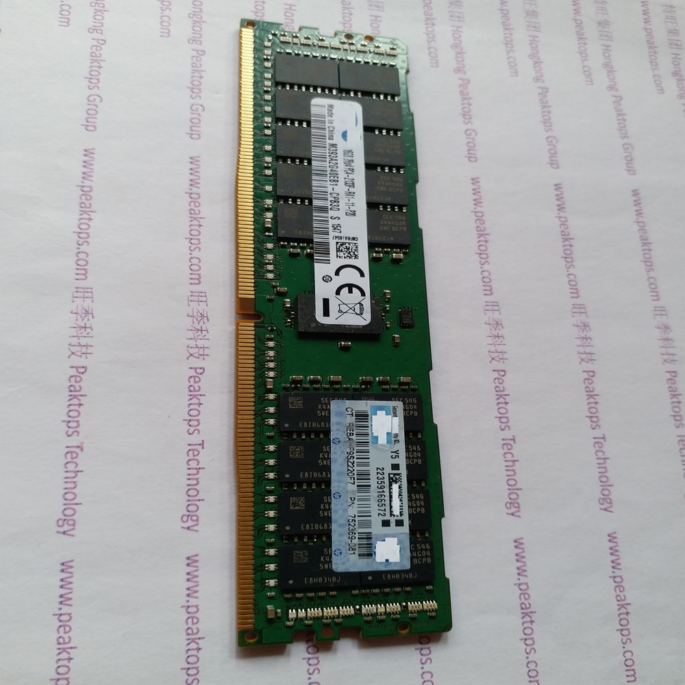 Серверная часть PC4-2133P 815098-B21 835955-B21 805349-B21 752369-081 16 Гб 2Rx4 PC4-2133P DDR4 726719-B21 регистровая Память ОЗУ в наличии на складе