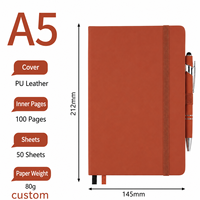 Carnet de notes de couleur unie à couverture rigide pour cadeaux de salon professionnel, idéal pour la satisfaction des clients, fabrication en usine