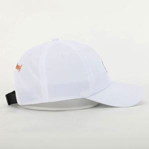 OEM Custom Sporty Common 6 Panel White Quick Dry Sports Baseball Cap Embroidery Logo Golf Dad <b>Hat</b> - Product Image 4