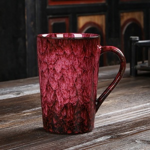 En gros usine <span class=keywords><strong>pas</strong></span> <span class=keywords><strong>cher</strong></span> prix design créatif 400ml en céramique émaillée de couleur tasse d'eau tasse - Product Image 2