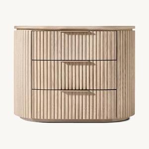 Customization Luxury American Modern Solid Wood Furniture <b>Bed</b> Classic Home Villa Hotel Bedroom Oak ML-503 Customizable <b>Sizes</b> Tai - Product Image 6