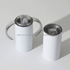 USA Warehouse <b>2</b> Days Delivery 20OZ White Sublimation Blanks Stainless Steel Skinny Straight Tumblers Straw Business Gifts - Product Image 3