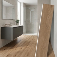 Revêtement de sol SPC Vanjoin moderne, imperméable, écologique, antibactérien et antidérapant, motif design chinois pour salle de bain intérieure et zone sèche
