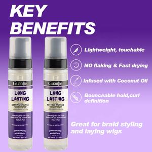 <span class=keywords><strong>Mousse</strong></span> à l'huile d'<span class=keywords><strong>olive</strong></span> de marque personnalisée <span class=keywords><strong>mousse</strong></span> à tenue forte et longue durée pour les cheveux marque privée parfumée coiffage bouclés <span class=keywords><strong>perruque</strong></span> <span class=keywords><strong>mousse</strong></span> tressée - Product Image 4