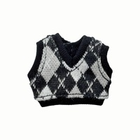 Veste pull sans manches en tricot style britannique pour poupée OB11 Fantasy Series Molly, échelle 1/12, pour les plus de 14 ans