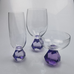 Verres à vin personnalisés <span class=keywords><strong>de</strong></span> luxe, verres inclinés <span class=keywords><strong>de</strong></span> brandy, <span class=keywords><strong>de</strong></span> marque, à la mode - Product Image 2