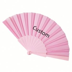 Abanico Plegable Ecológico y Elegante para Bodas Chinas, Estilo Clásico, Pintado a Mano, Directo de Fábrica, para Decoración del Hogar - Product Image 3