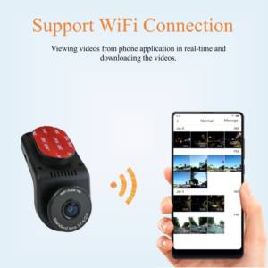 Frontal 4K WIFI Coche DVR Amplio ángulo de visión WIFI APP IOS Android 4K Dash cam - Product Image 3