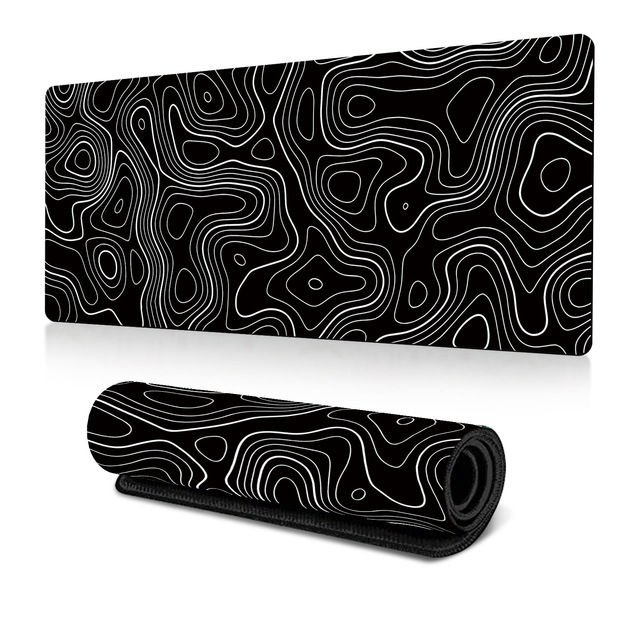 Large Gaming Mouse Pad Desk Mat, Non-Slip Rubber Base, Stitched Edges, Water-Resistant, for Gamer, Office & Home