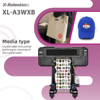 Imprimante UV DTF multifonctionnelle A3 X-Roland 30 cm, machine d'impression d'étiquettes stéréoscopiques 3D pour film TPU et matériaux flexibles