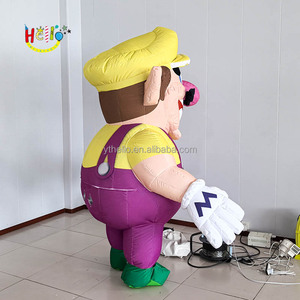 Costume gonflable de <span class=keywords><strong>Mario</strong></span> de dessin animé mobile gonflable personnalisé - Product Image 2
