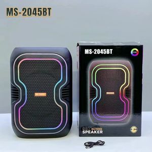 Altavoz Inalámbrico de 1800 mAh y Ocho Pulgadas con Bluetooth, 10 W, Bajos Potentes, Altavoz Portátil con Luz RGB de Colores, Parlantes Portátiles BT/FM/USB/TWS/LED - Product Image 4