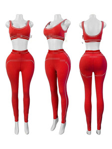 All'<span class=keywords><strong>ingrosso</strong></span> moda popolare Designer Fitness Gym S-XL due pezzi Set <span class=keywords><strong>abbigliamento</strong></span> donna - Product Image 2