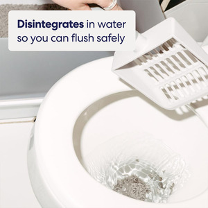 OEM خالية من الغبار من النباتات الطبيعية خالية من الغبار قطاع القمامة قسط قابل للغسل القط تنظيف المرحاض الحيوانات الأليفة - Product Image 4