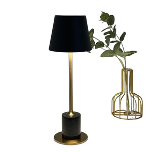 Marble Rechargeable Desk <b>Lamp</b> <b>Led</b> Touch Control Tricolor <b>Light</b> For Home Office Decor - Product Image 3