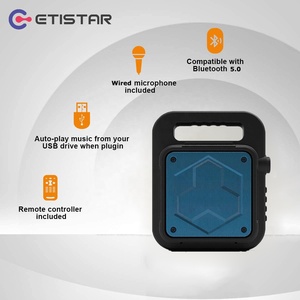 Thiết kế mát mẻ 6.5 inch 10w loa <span class=keywords><strong>bluetooth</strong></span> không dây di động với hệ thống đèn led cho các hoạt động tiệc tùng ngoài trời - Product Image 3