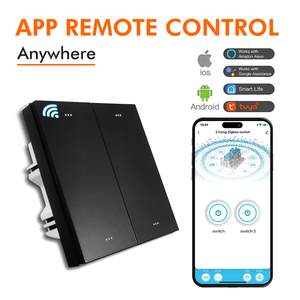 Các nước Châu Á mới nhất Wifi thông minh màn trập chuyển đổi nóng bán thông minh ZigBee 4 inch chuyển đổi ánh sáng cát vàng 4 3 gang chuyển đổi thông minh - Product Image 3