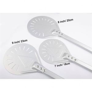 Pelle et coupe-<span class=keywords><strong>pizza</strong></span> de 10 pouces <span class=keywords><strong>XL</strong></span>, ronde, pour cuisine, avec manche long réglable, grande pelle, 24 pouces, avec pierre, lot de 3 - Product Image 4