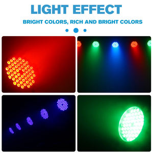 IP65 étanche LED Par lumière 54x3W RGBW éclairage de scène extérieur <span class=keywords><strong>DJ</strong></span> Disco fête de mariage DMX512 contrôle professionnel - Product Image 3