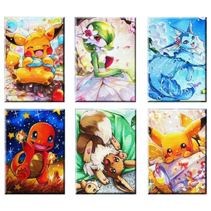 Premium High Quality <strong>Pokemoned</strong> Hand-drawn Themed Items Collectible <strong>Cards</strong> Mascot Vintage Pack Mega Dream Blind Boxes Board Games - Product Image 6