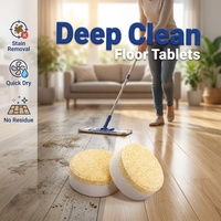 Détergent pour le nettoyage des sols de salle de bain, comprimés effervescents multifonctions pour le nettoyage des sols