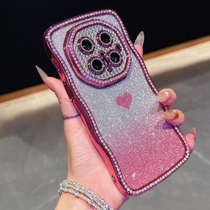 Funda para Teléfono Huawei Mate 70 Pro Plus con Pedrería Electrochapada, Funda Brillante con Diamantes para Huawei P80/P70/Mate 60 RS - Product Image 6