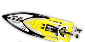 XUEREN <span class=keywords><strong>WLtoys</strong></span> 2024 2,4G RC Racing Boat 35 KM/H Barco RC de alta velocidad 390 Motor volcar protección Control remoto juguetes regalo - Product Image 6