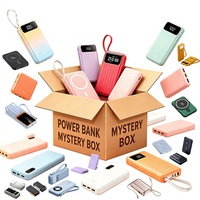 Boîte Mystère Smartphone 5G Électronique Cadeau pour Garçons - Boîte Mystère Basique avec 1 à 4 Articles Incluant une Batterie Externe et une Montre Connectée