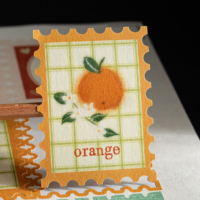 Étiquettes autocollantes en papier texturé, rouleaux personnalisés imprimés, papier kraft texturé, rouleaux d'autocollants pour l'emballage des bougies