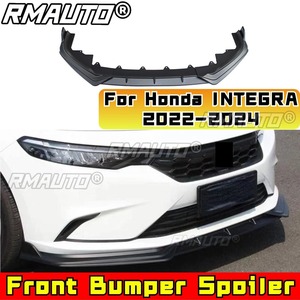 For Honda INTEGRA 2022-2024 <b>Car</b> Accessories Front Bumper Lip Splitter <b>Diffuser</b> Spoiler Bumper Lip Protector Modification Part - Product Image 1